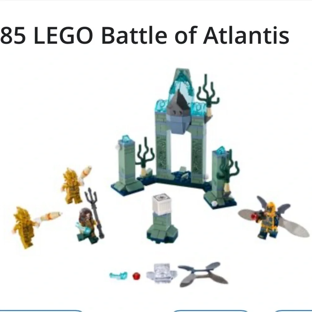 Lego DC comics superheroes battle of Atlantis new in sealed package 197 pieces